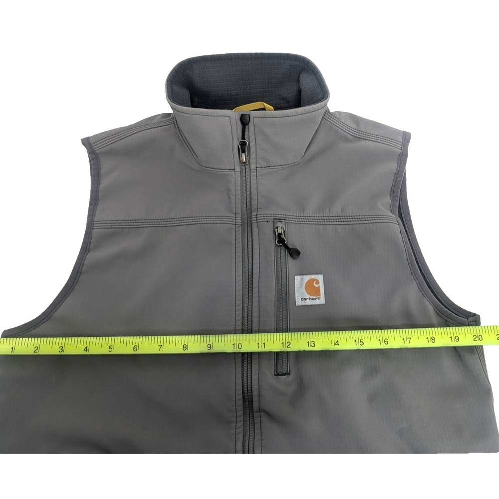 Carhartt Denwood Soft Shell Charcoal Vest - 102219 - Men's size M Regular - Picture 13 of 16